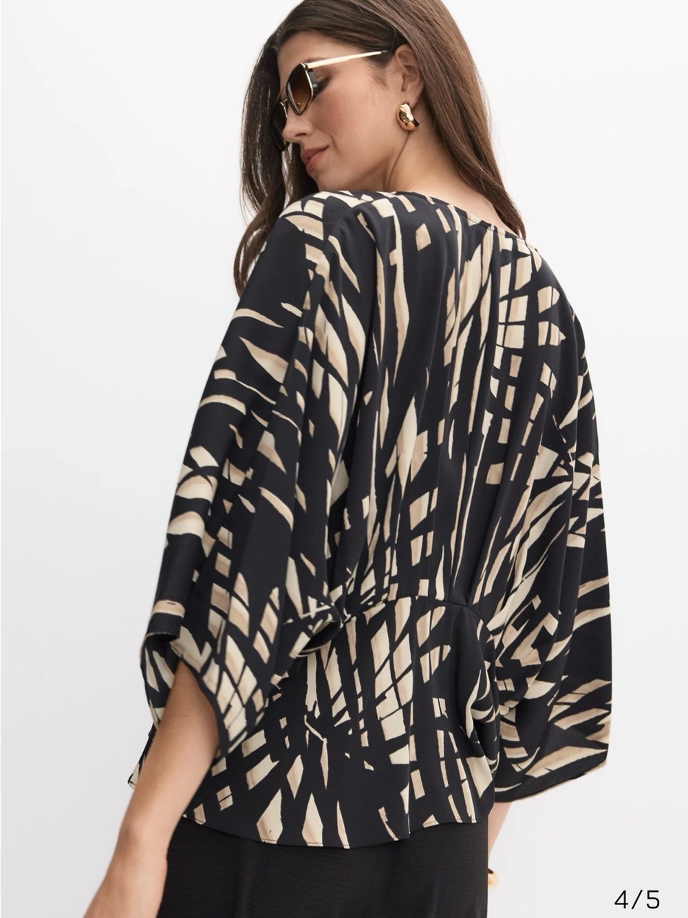 Joseph Ribkoff - Tropical Print Blouse - Picture 5 of 12